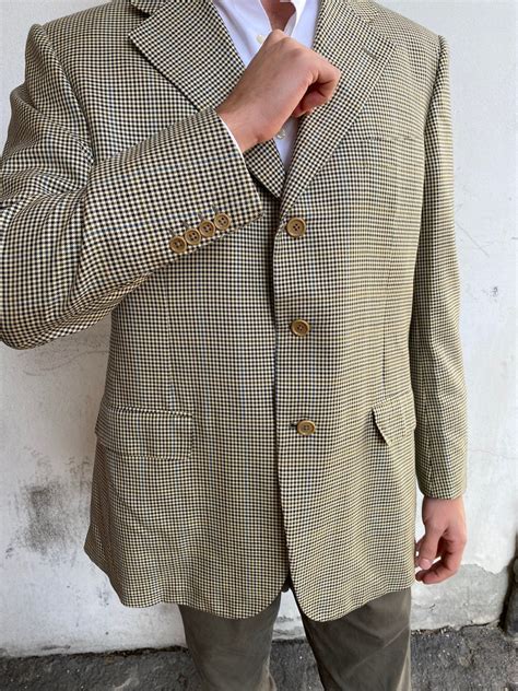 Burberry Davide Cenci Houndstooth Blazer – Vintage Threads